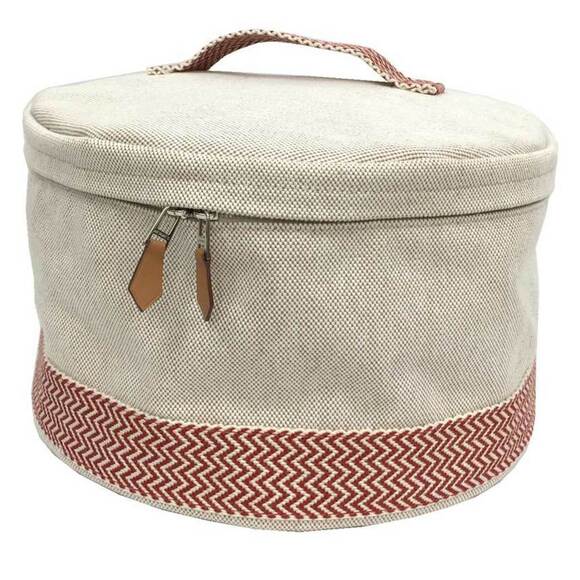 HERMES Red Vanity Bag - Picture 1 of 3